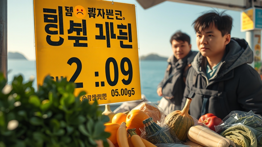 울릉도 물가, 얼마나 비싼 걸까? (realistic 스타일)