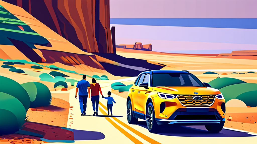 사고대차 서비스의 장점과 혜택 (illustration 스타일)