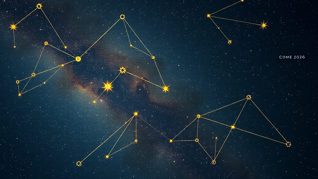 2026년 별자리별 핵심 메시지 (realistic 스타일)