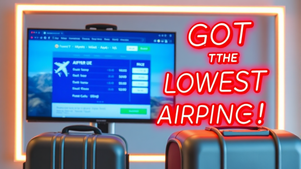 항공권 예매: 똑똑하게 싸게! (realistic 스타일)