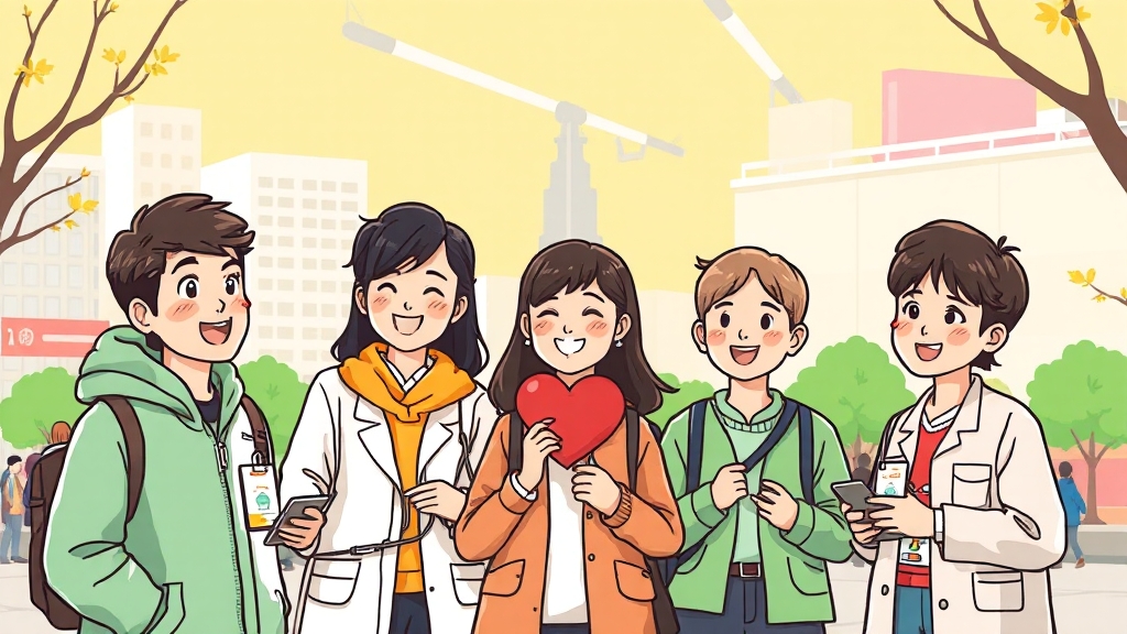 서울시 건강검진 안내 (cartoon 스타일)