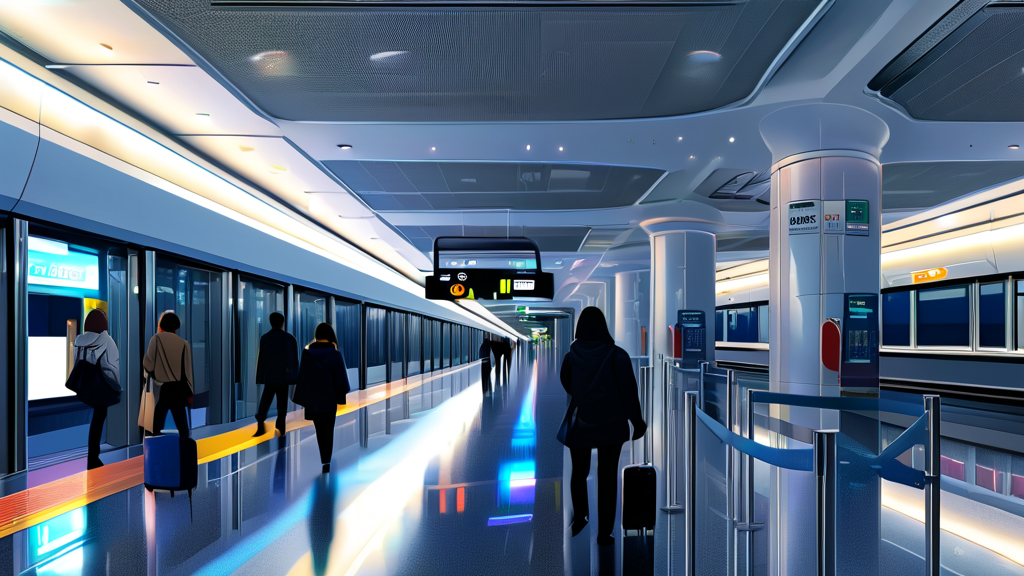 나리타 공항 입국 절차와 스카이라이너 이용 팁 (realistic 스타일)