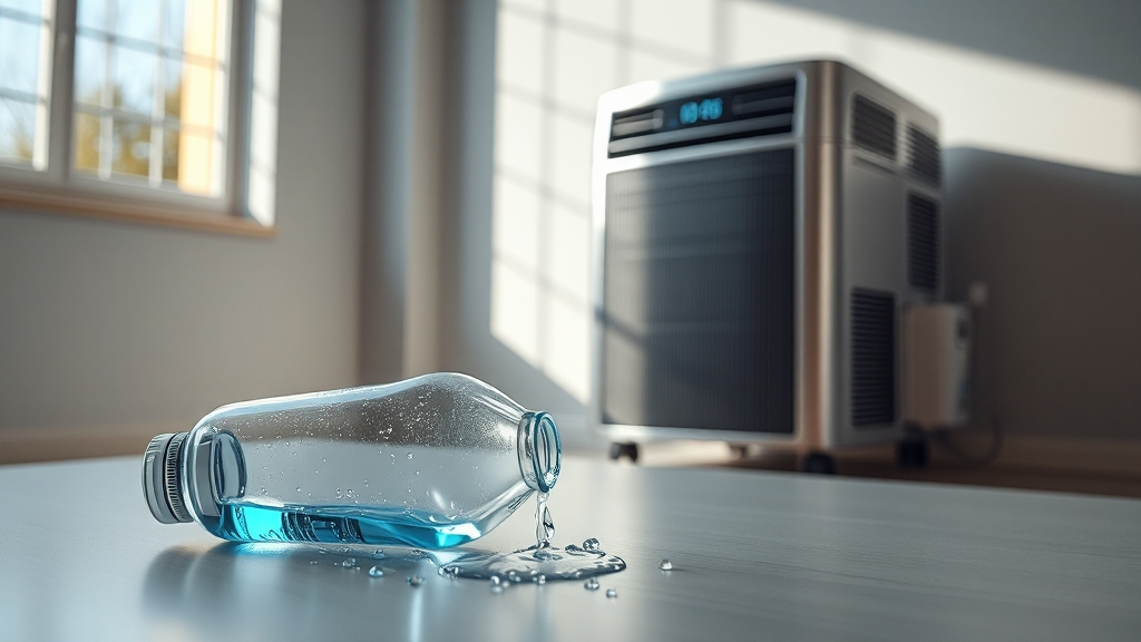 에어컨 제습 기능 관리 (realistic 스타일)