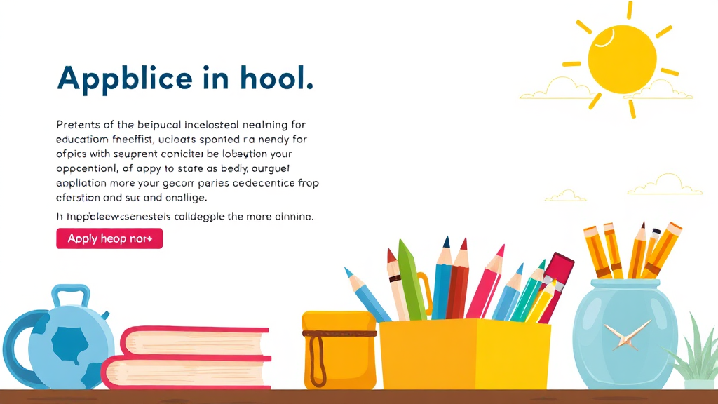 교육급여, 언제까지 신청해야 하나요? (illustration 스타일)