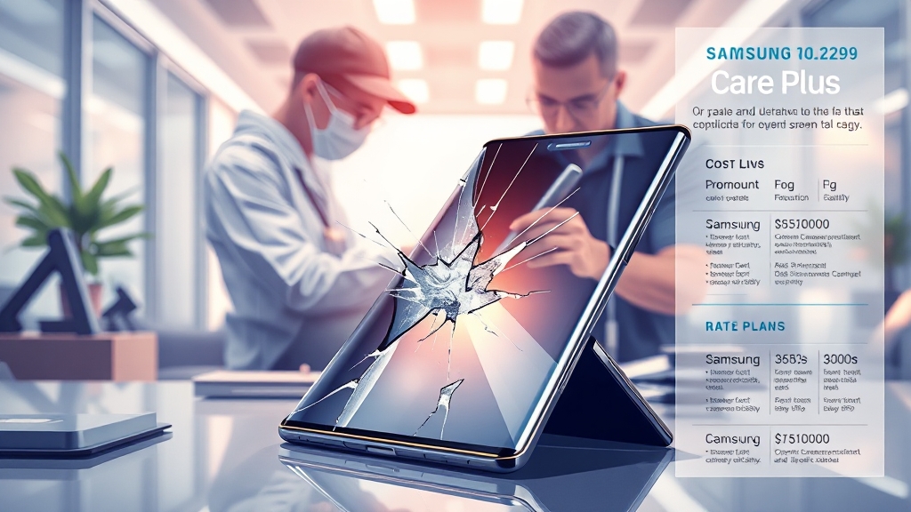 삼성케어플러스 활용법 (illustration 스타일)