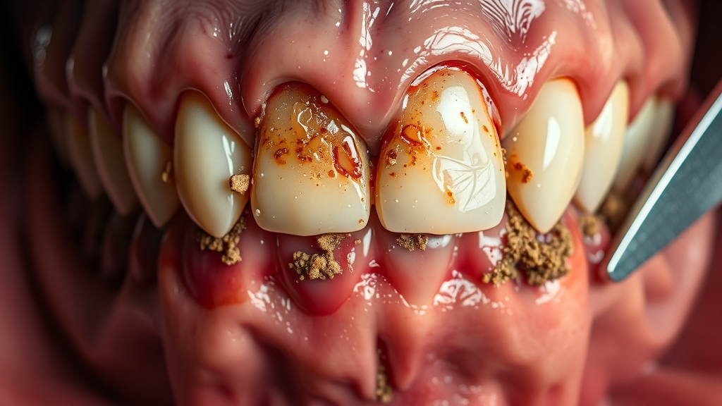 잇몸 들뜸, 왜 생기는 걸까? (realistic 스타일)