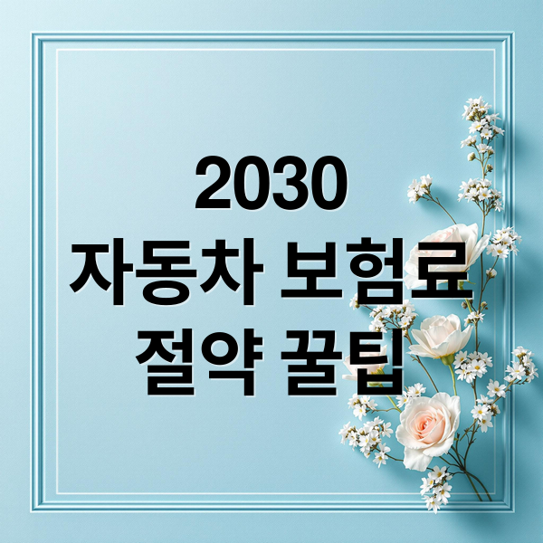 2030
자동차 보험료
절약 꿀팁 (같은 차인데 보험료가 2배? 20대 30대 연령별 자동차 보험료 차이 이유는 이것!)