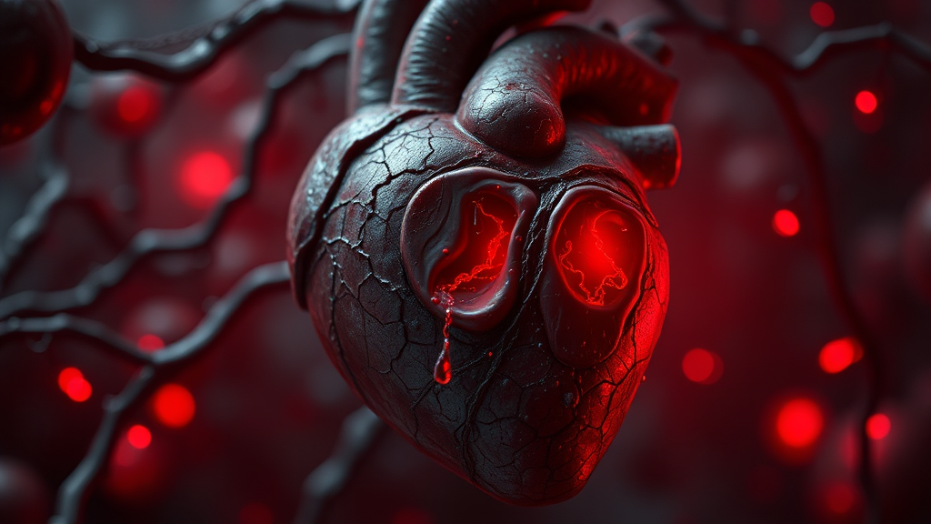 심근경색이란 무엇일까요? (realistic 스타일)