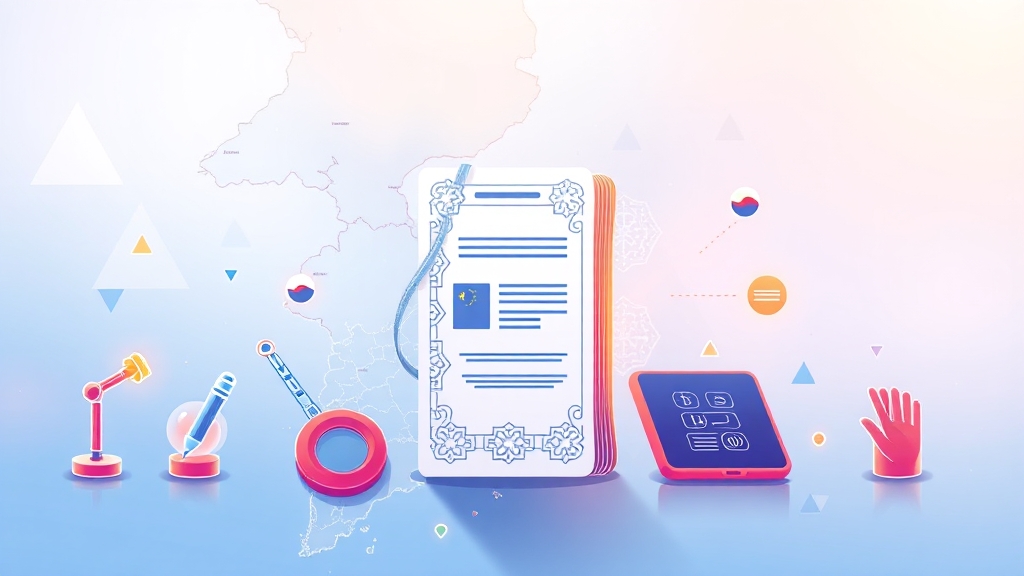 내 한 표 행사하기: 투표 방법 총정리 (illustration 스타일)