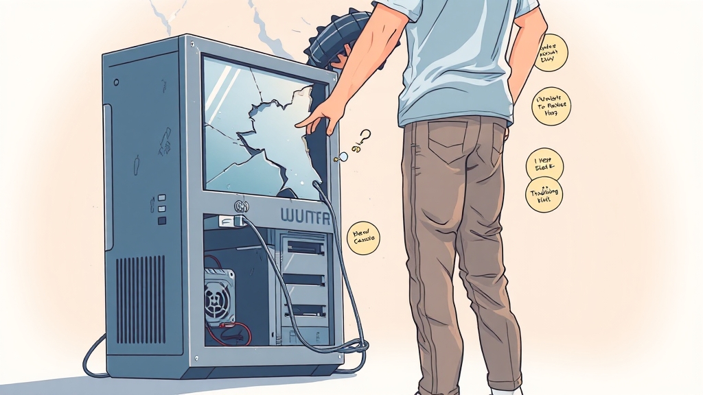 문제 발생 시 초기 대응법 (illustration 스타일)