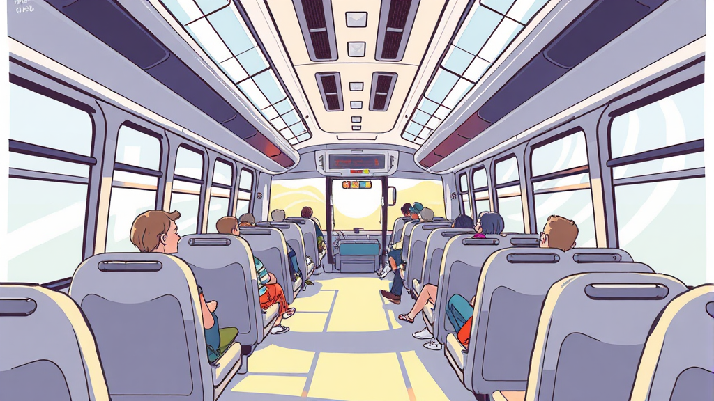 매진 시 대처법: 환승 휴게소 활용 (illustration 스타일)