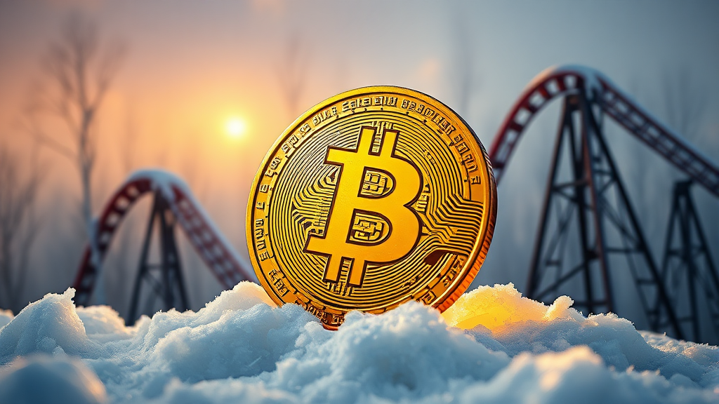 앞으로 비트코인 가격은? (realistic 스타일)