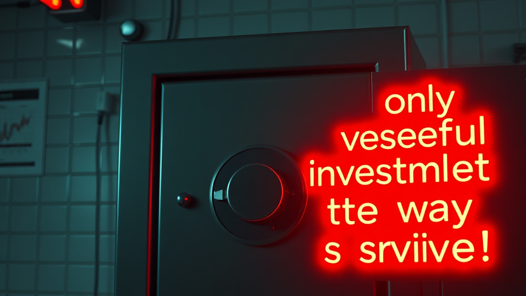 비트코인 투자 시 유의사항 (realistic 스타일)