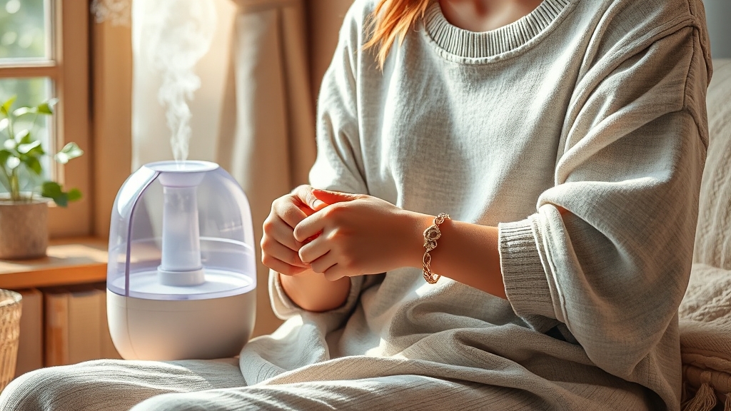 생활 속 정전기 방지법 (realistic 스타일)