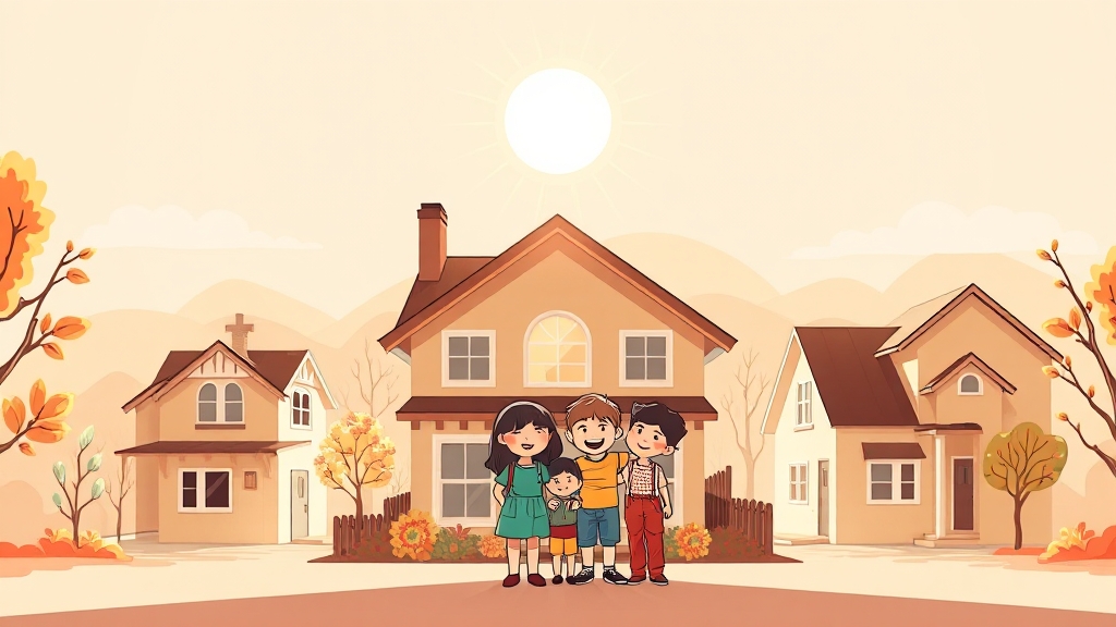 주거복지 지원 대상 및 자격 (cartoon 스타일)