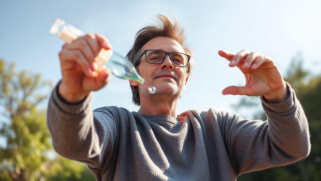 검사 후 관리 및 생활 습관 개선 (realistic 스타일)