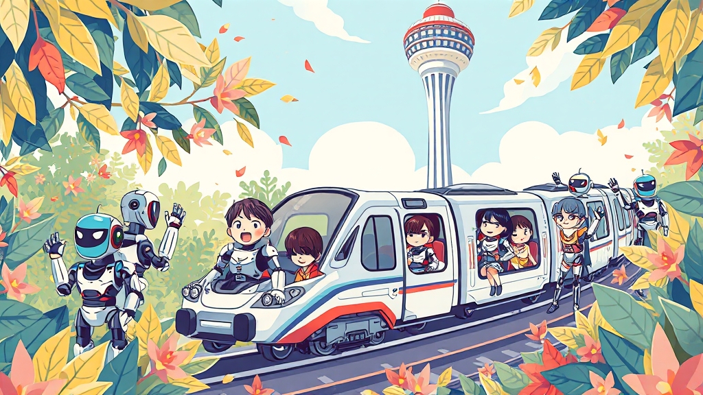 짜릿한 놀이기구 & 특별한 체험 (illustration 스타일)