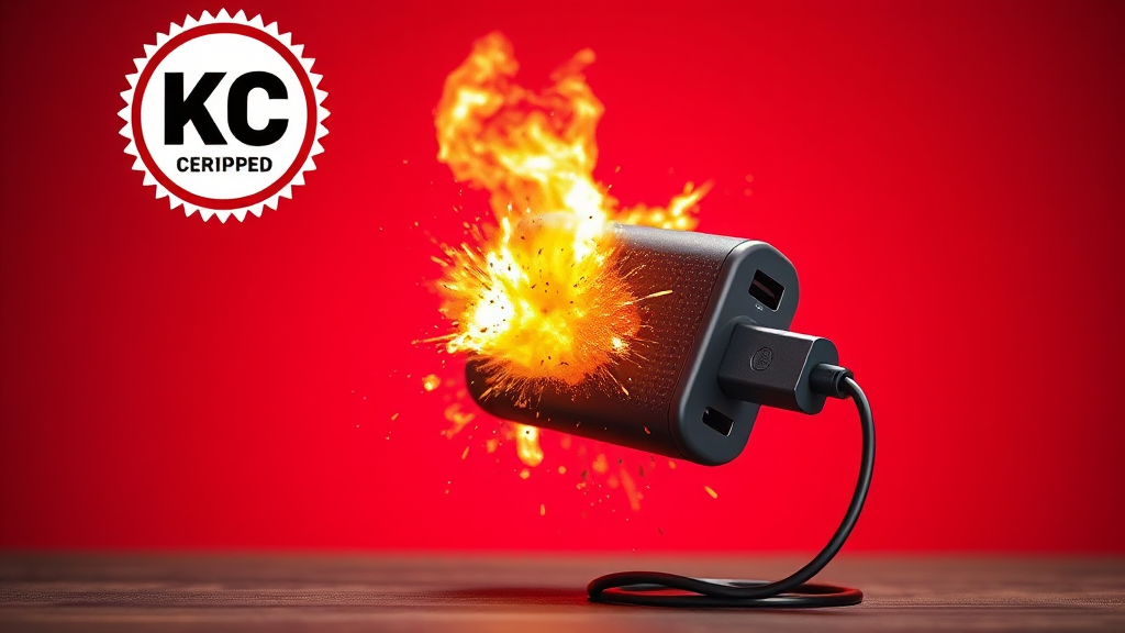 안전 충전 필수 점검 사항 (realistic 스타일)