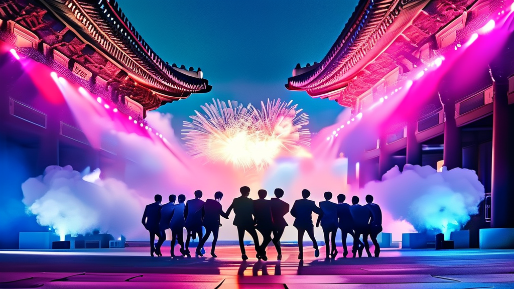 BTS 공연, 논란과 평가: 다양한 시각으로 바라보기 (realistic 스타일)