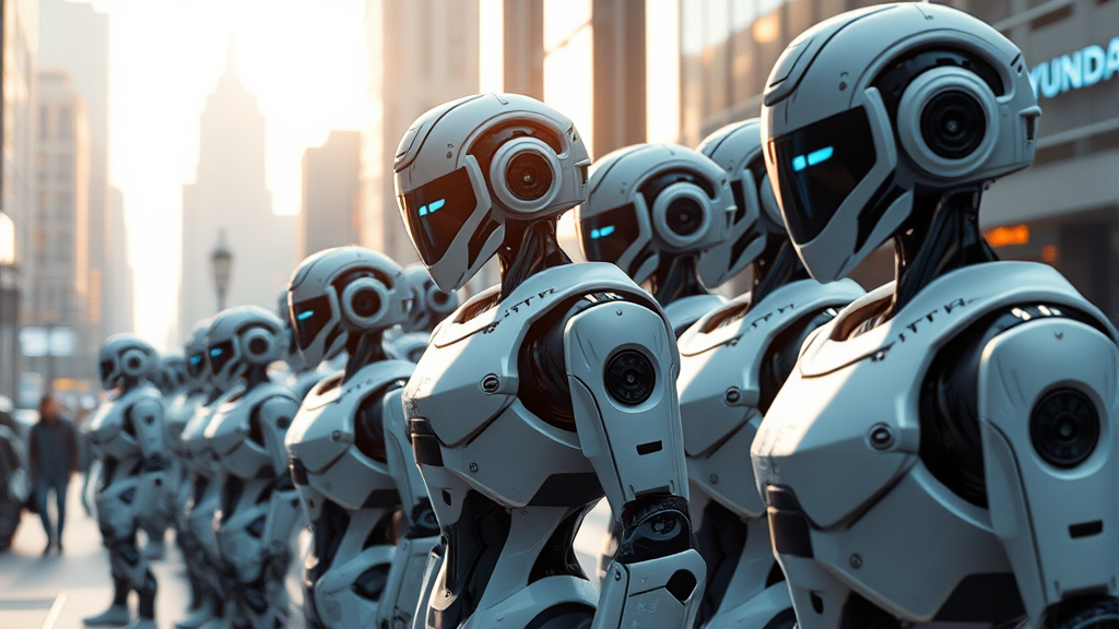 로봇 테마주 전망 및 리스크 (realistic 스타일)