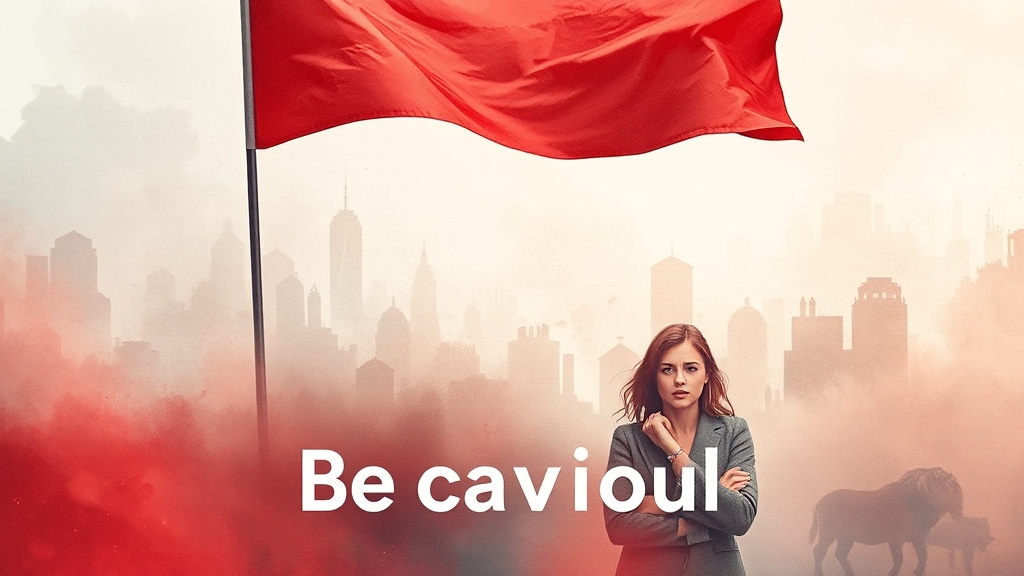 투자 리스크 및 유의사항 (watercolor 스타일)