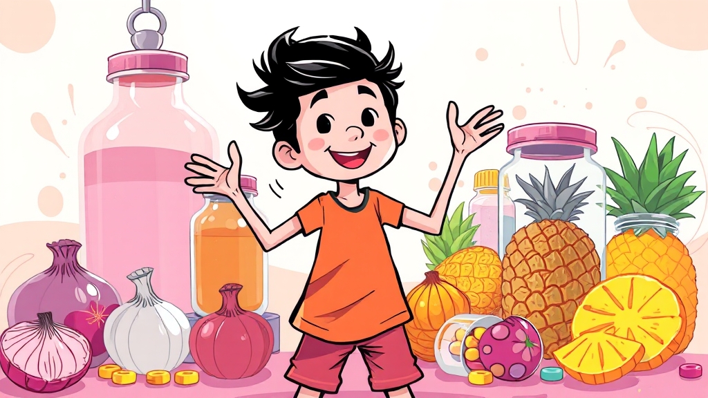 면역력, 어떻게 강화해야 할까요? (cartoon 스타일)