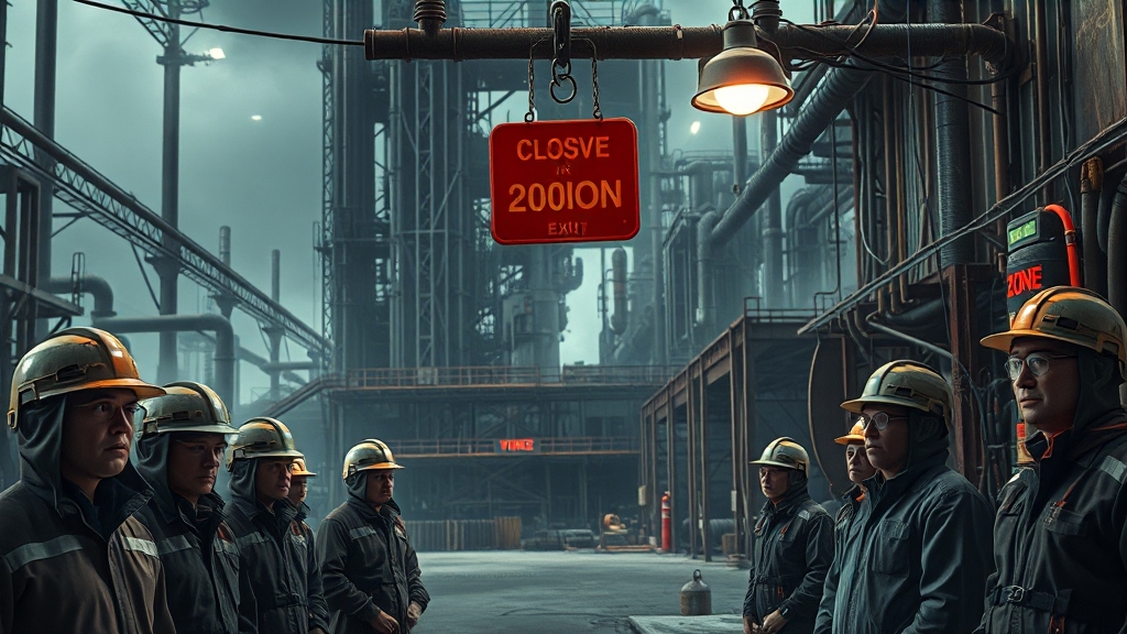 정부의 산재 과태료 강화 (realistic 스타일)