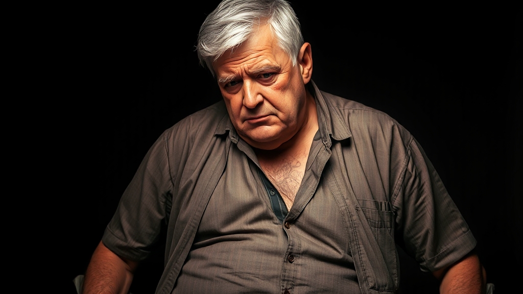 갱년기의 주요 증상 (realistic 스타일)