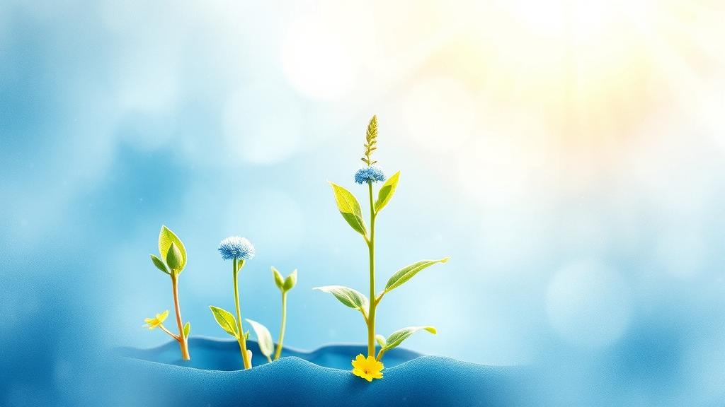 정부 기여금 및 혜택 (watercolor 스타일)