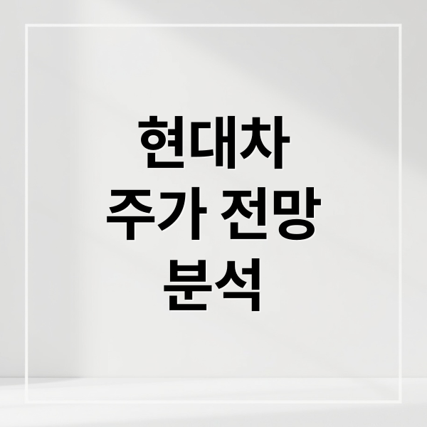 현대차
주가 전망
분석 (현대차 주가전망)