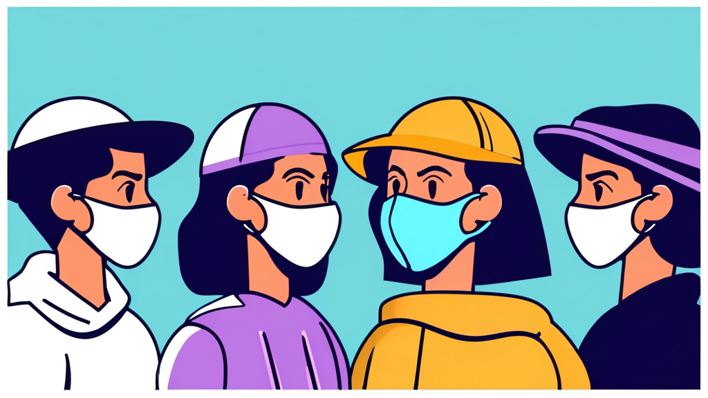 입술 건강을 위한 예방 꿀팁 (cartoon 스타일)