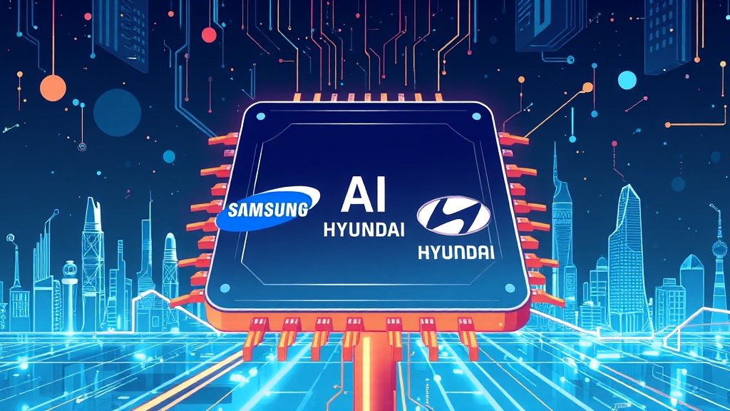 주요 기업별 GPU 활용 계획 (illustration 스타일)