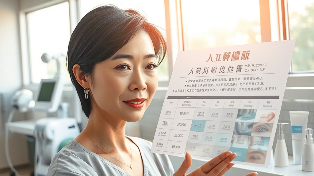 비용 및 병원 선택 팁 (realistic 스타일)