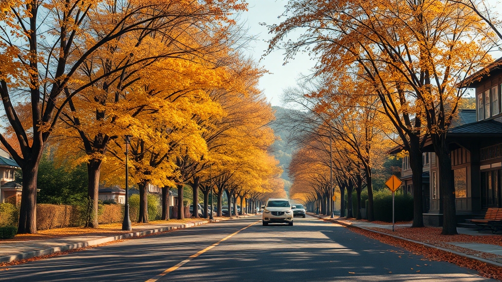 운문사 가는 길: 드라이브 코스 (realistic 스타일)