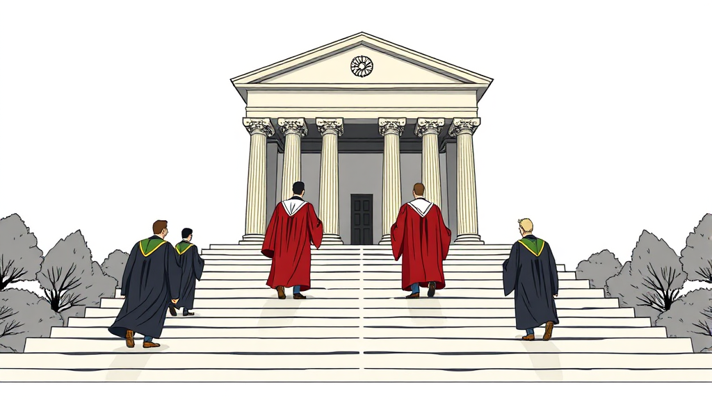 항소, 항고, 상고, 재항고: 핵심 비교 (illustration 스타일)