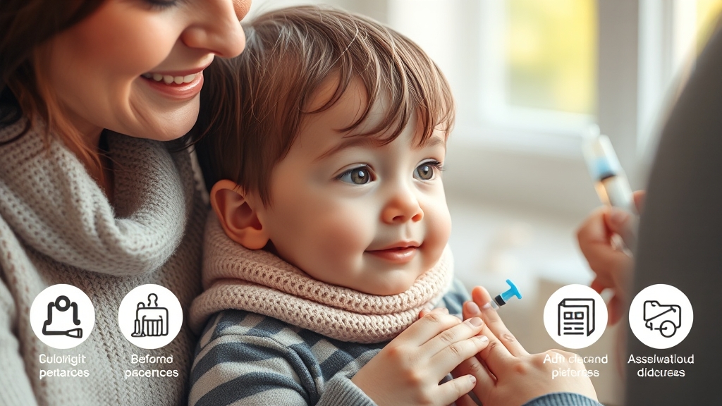 접종 전후 주의사항 (realistic 스타일)