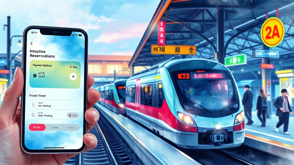 KTX, SRT 예매 상세 가이드 (watercolor 스타일)