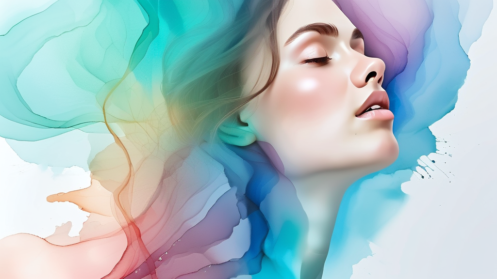 알부민 수치 저하의 숨겨진 원인들: 간 건강부터 식습관까지 (watercolor 스타일)