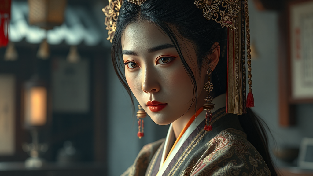 월주의 숨겨진 과거와 비밀 (realistic 스타일)