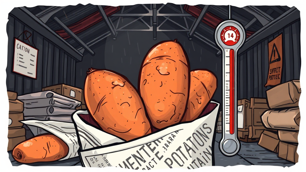 생고구마 보관 핵심