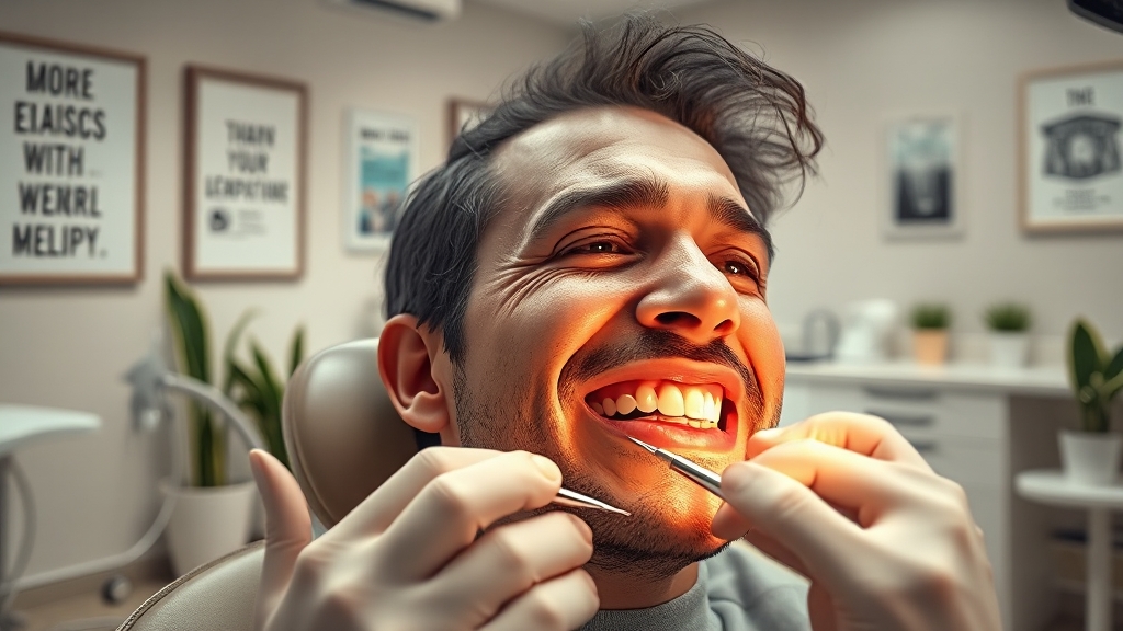 시린 이, 어떻게 진단하고 치료할까요? (realistic 스타일)