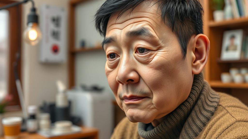 면역력 점검: 자가진단 및 전문가 상담 (realistic 스타일)