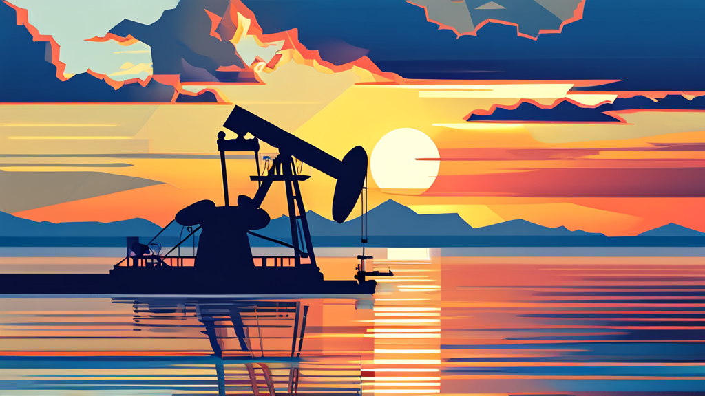 원유 수급 불안과 국제 유가 급등 가능성 (illustration 스타일)