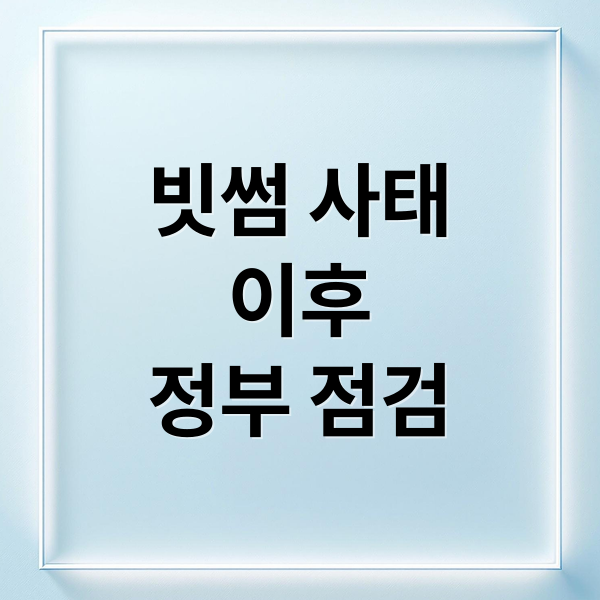 빗썸 사태
이후
정부 점검 (가상자산 거래소 현장점검)