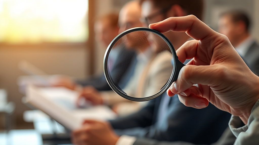 AI 회의록 작성 시 유의사항 (realistic 스타일)