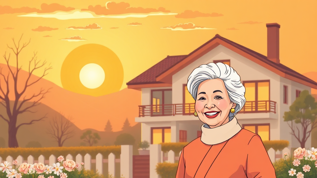 주택연금 가입 조건 (illustration 스타일)