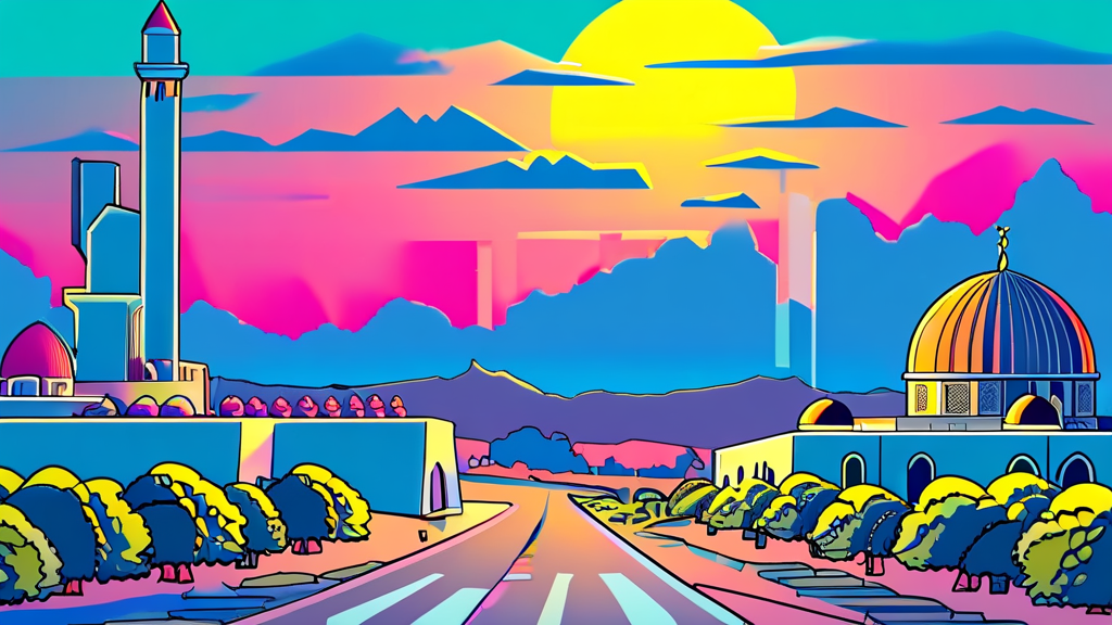 글로벌 경제 동향 및 시장 분석 (cartoon 스타일)