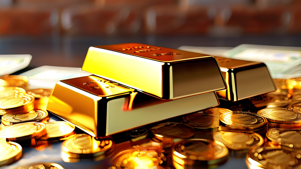 KRX 금시장: 국내 금 거래의 중심 (realistic 스타일)