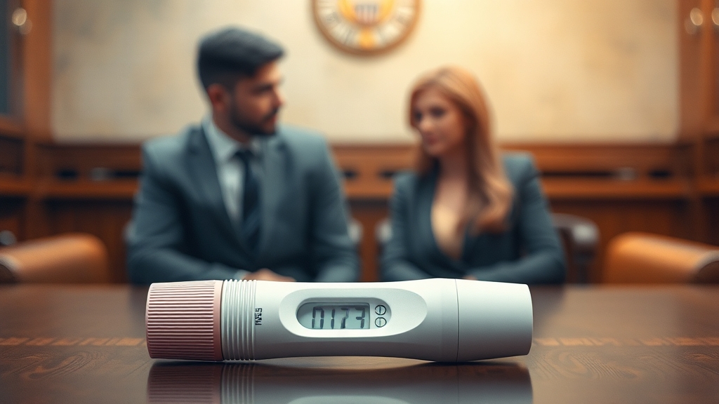 친자 확인 소송, 어떻게 진행될까? (watercolor 스타일)