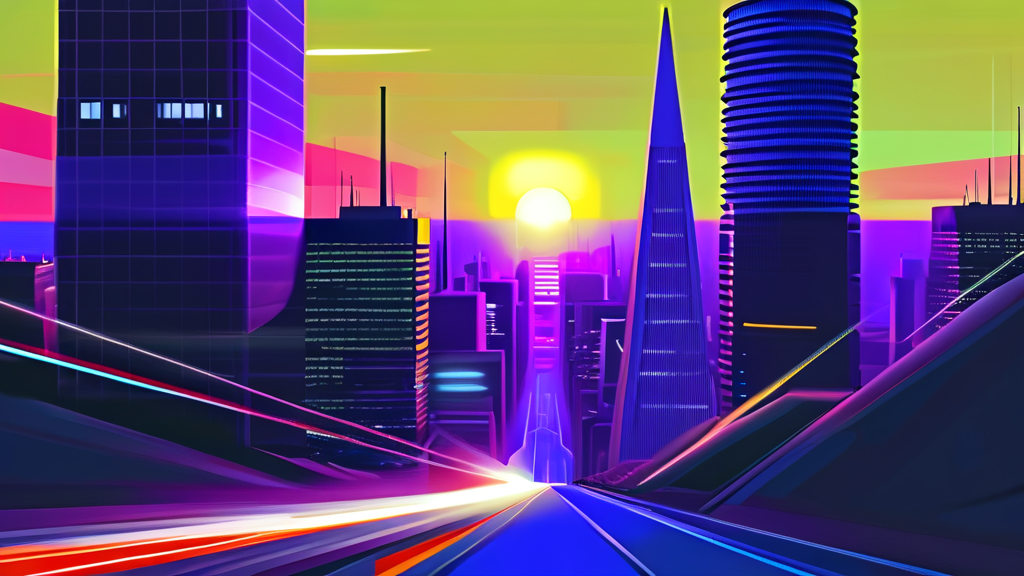 투자 전략: AI 시대에 주목해야 할 섹터와 종목 (illustration 스타일)